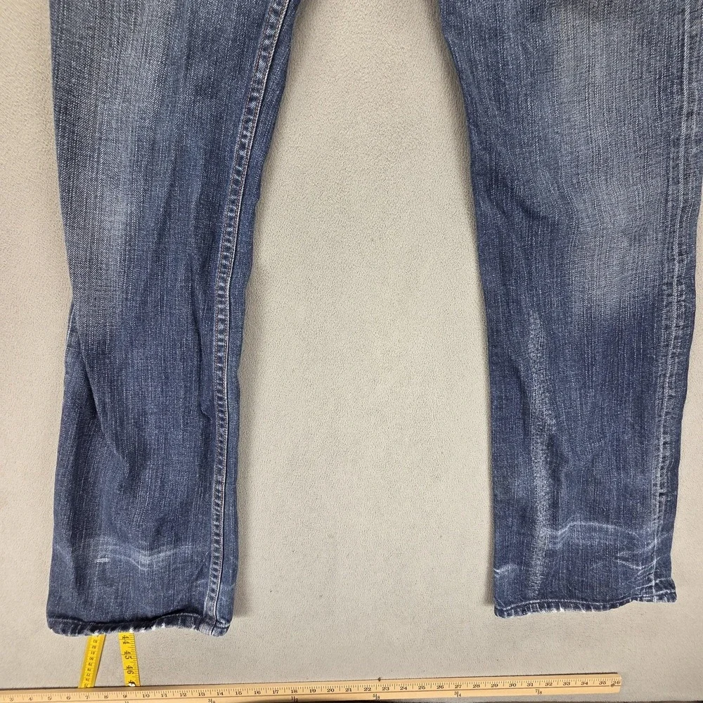 Vintage Levis Blue Star Jeans Mens 32x34 Engineered Zip Fly Honeycomb